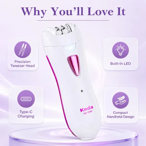 Miniatura 6 de Epilator Smooth Glide Epilator for Women Face Epilatorfor Women Facial EpilatorHair Removal Device Hair Remover Smooth GlideEpilator for