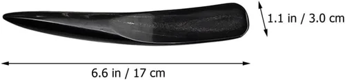 Miniatura 6 de Beaupretty Tabla de raspado de palo de masaje natural de 6.10 pulgadas, varilla de masaje de doble cara, masajeador de acupuntura para aliviar