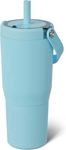 Miniatura 41 de BrüMate Resa - Vaso de viaje 100% a prueba de fugas de 25 onzas con asa y pajilla, popote SoftSip flexible, funda de silicona para mayor