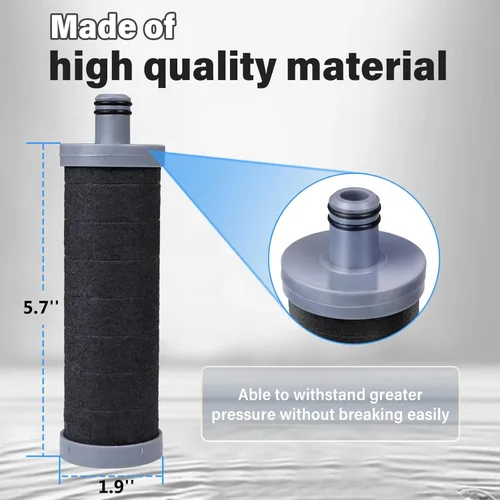 Miniatura 4 de Cartucho de filtro de ducha de carbono, 1 unidad, compatible con sistema de filtro de ducha, reduce el cloro, metales pesados y otras impurezas