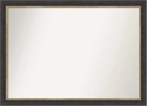 Miniatura 70 de Amanti Art Espejo personalizado, espejo de baño negro Astor, espejo de pared o espejo de tocador de baño sobre el fregadero (25 x 25 pulgadas)