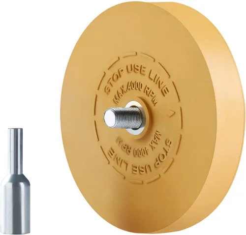 Miniatura 9 de Removedor de Calcomanías Rueda de Goma Borradora Rueda de Goma Borradora para Taladro Remueve Rayas de Automóviles Cintas de Vinilo y Adhesivos