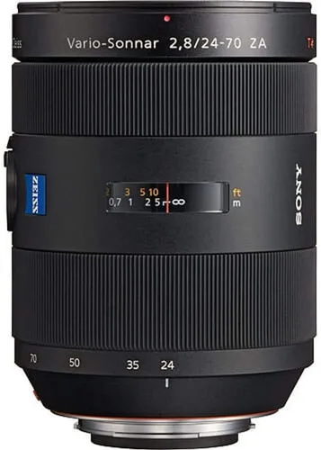 Miniatura 9 de Sony Lente de zoom Carl Zeiss Vario Sonnar T de 0.945 -2.756 in f/2.8 para cámaras SLR digitales Sony Alpha - Versión internacional (sin garantía)