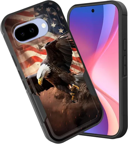 Miniatura 44 de Funda para Pixel 6A, funda híbrida de doble capa resistente a prueba de golpes de policarbonato duro de silicona suave TPU para Google Pixel 6A