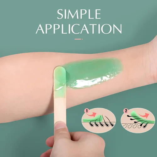 Miniatura 8 de VENNCO Perlas de Cera de Aloe de 2.5 libras - Granos de Cera Dura para Depilación de Vello Grueso, Recarga Grande Suave para Kit de Calentador