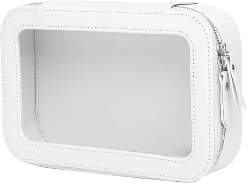 Miniatura 7 de WMM Bolsa de maquillaje transparente, Negro, Sencillo