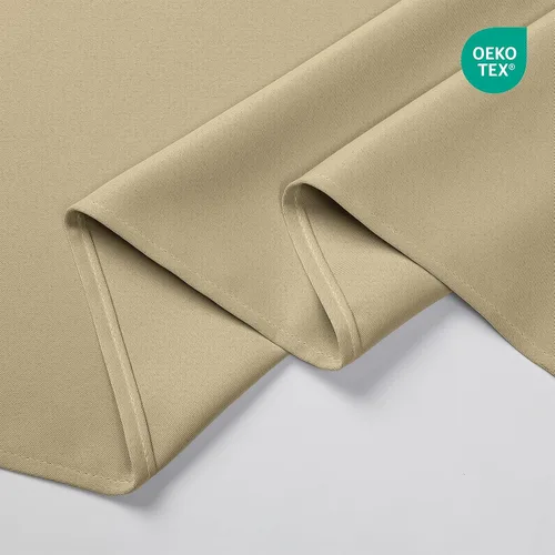 Miniatura 5 de CUCRAF Cortinas opacas de 45 pulgadas de largo, juego de 2 paneles para dormitorio, bolsillo para cortinero, cortinas de oscurecimiento