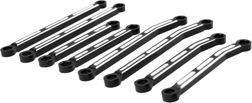 Miniatura 6 de ShareGoo - Juego de eslabones de aleación de aluminio de alta liquidación de chasis compatibles con Traxxas TRX4M 1/18 RC Crawler piezas de Negro