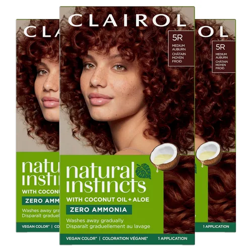 Miniatura 35 de Clairol Natural Instincts - Tinte semipermanente para el cabello, color negro azul 2BB, paquete de 1 unidad 2BB Azul Negro