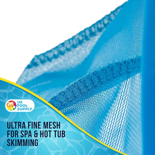 Miniatura 4 de U.S. Pool Supply Red Profesional Manual para Recoger Hojas de Spa, Bañera de Hidromasaje, Piscina con Poste de Aluminio de 12" - Bolsa Cesta