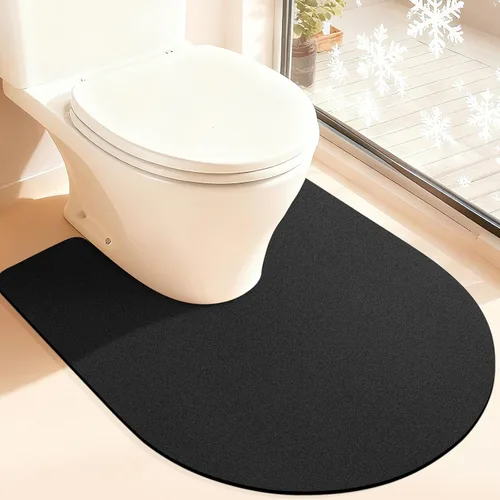 Miniatura 43 de ACCUMTEK Alfombrilla de Baño Ultra Delgada, Alfombrillas de Baño Antideslizantes con Respaldo Mejorado para Colocar Bajo la Puerta, Alfombras