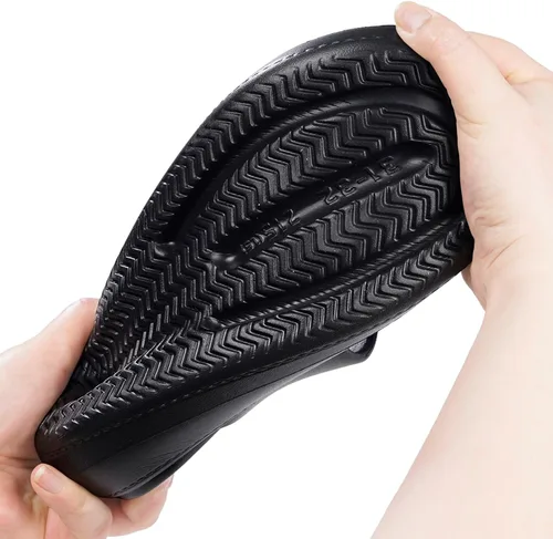 Miniatura 5 de KVbabby Sandalias de nube para niños, doble hebilla ajustable, sandalias para niñas y niños, suela gruesa, cojín de ducha antideslizante