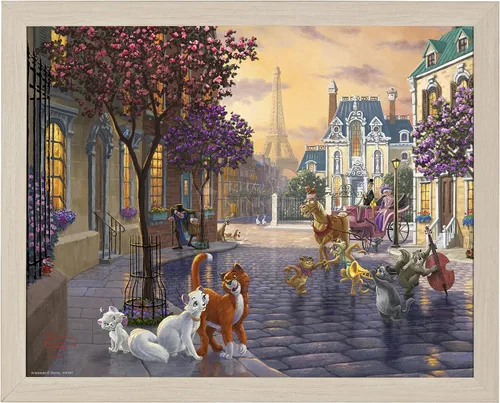 Miniatura 11 de Thomas Kinkade Estudios Disney The Aristocats - Impresión artística (11 x 14 pulgadas)