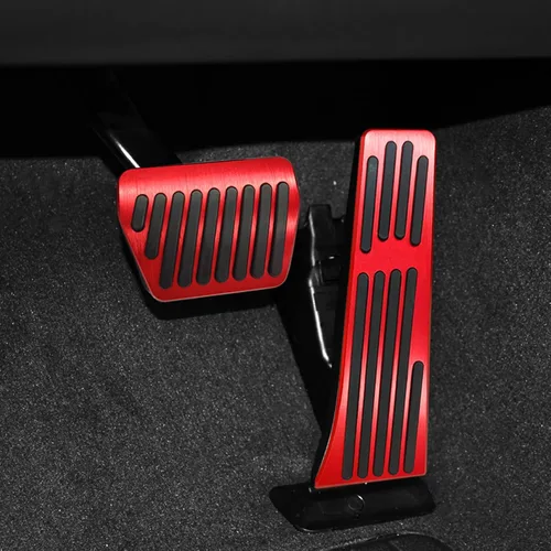 Miniatura 11 de Jaronx Compatible con cubiertas de pedal BMW, sin rotura de taladro, cubierta antideslizante de gas