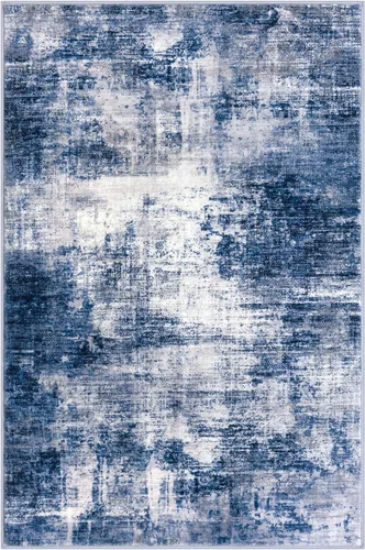 Miniatura 369 de IOHOUZE Alfombra abstracta lavable de 3 x 12 pies para pasillos, antideslizante para cocina, camino de entrada de lana sintética para interiores