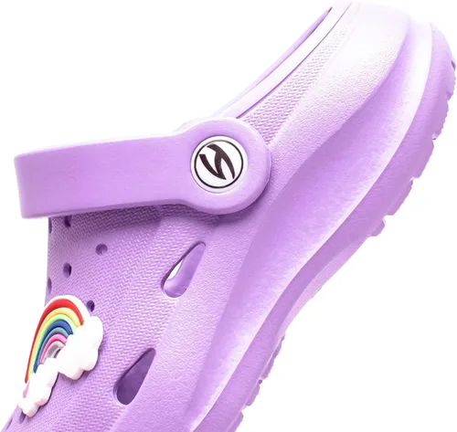 Miniatura 3 de WOUEOI Zapatos de jardín para niños y niñas, sandalias de dibujos animados, zuecos para niños