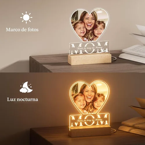 Miniatura 4 de Bemaystar Regalos personalizados para mamá para el día del padre, regalos personalizados para madres de hija, hijo, niños, regalo personalizado