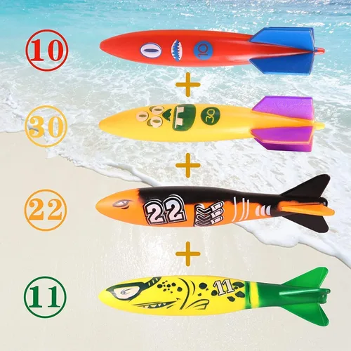 Miniatura 3 de Juguetes de Piscina de Buceo de Natación de Verano para Niños, Divertido Set de Juegos de Natación que se Hunden, Regalos de Buceo Submarino