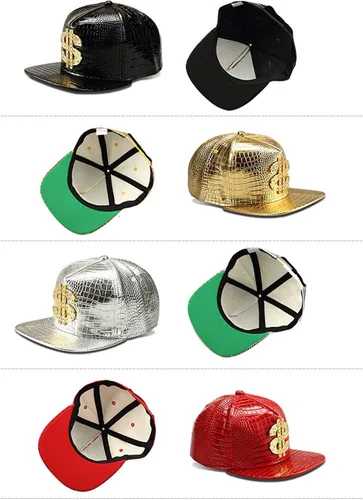 Miniatura 5 de Hip Hop HatFlat-Brimmed HatRock CapAdjustable Snapback Hat for Men and Women
