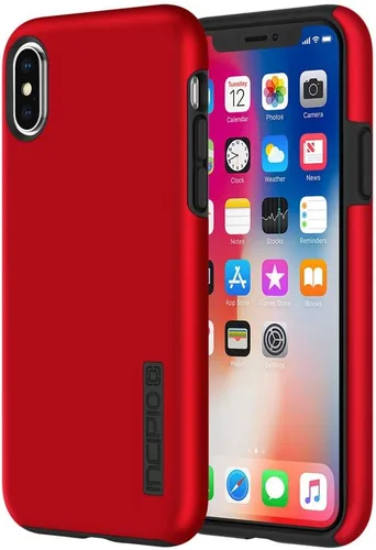 Miniatura 3 de Incipio IPH-1629-RBK Funda para Apple iPhone X DualPro - Rojo iridiscente/Negro