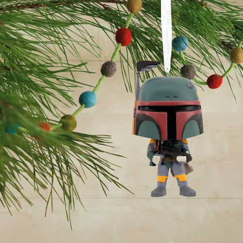 Miniatura 5 de Hallmark Star Wars Boba Fett Funko POP! Adorno Navideño