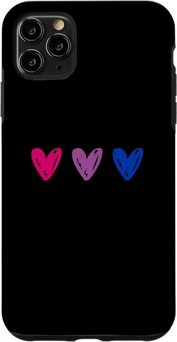 Miniatura 13 de Funda para iPhone 12/12 Pro Bisexual Pride Hearts Bi Pride Flag
