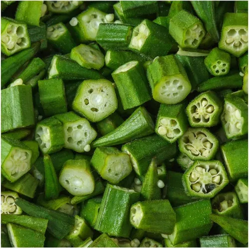 Miniatura 3 de Everwilde Farms - Semillas de okra de cuerno de vaca orgánicas de 1 onza - Paquete Gold Vault