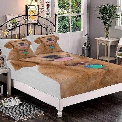 Miniatura 20 de XISUNYA Juego de sábanas decorativas tamaño Queen, juego de sábanas bajeras y 2 fundas de almohada con bolsillos profundos de Halloween