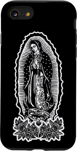 Miniatura 18 de Funda para iPhone 12/12 Pro Our Lady Virgen De Guadalupe Virgen María Tattoo Hombres Mujeres