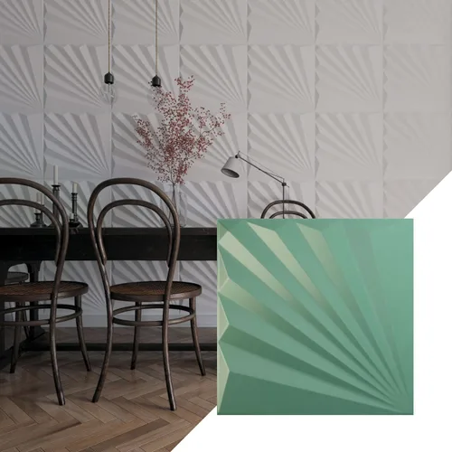 Miniatura 37 de Ekena Millwork WP20X20AAWH 19 5/8 pulgadas de ancho x 19 5/8 pulgadas de alto Aire EnduraWall Decorativo 3D Panel de Pared Cubre 2.67 pies cuadrados
