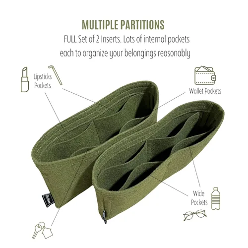 Miniatura 6 de Purse Organizer for Lv Capucines Bag Insert MM, Capucines BB Bag Organizer, Mini Capucines Organizer, Handmade Snug Sturdy 2mm Felt Full Set of 2