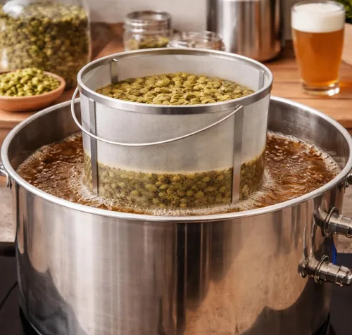 Miniatura 4 de Gekufa Hop Filter - Filtro de acero inoxidable 304 de 300 micras, 11.8 x 12.2 pulgadas, colador seco de lúpulo para cerveza casera, cerveza, vino