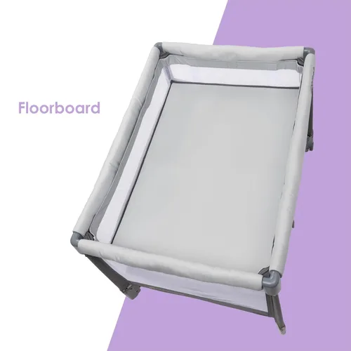Miniatura 5 de Baby Trend Comet - Corral plegable rápido con moisés colgante, color gris desierto