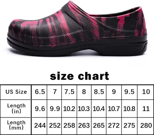 Miniatura 5 de Zapatos de chef para hombres y mujeres, zuecos de cocina para hombre, zapatos de cocina para hombre, zapatos de trabajo de enfermera, zapatos