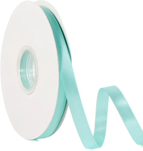 Miniatura 89 de Cinta de satén de color liso verde manzana de 1-1/2 pulgadas x 50 yardas, cinta de tela de poliéster de alta densidad de doble cara para envolver