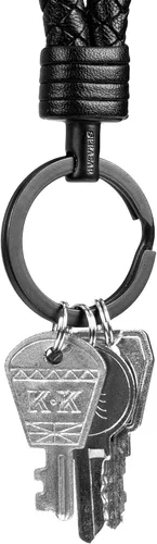 Miniatura 9 de SERASAR Leather Keychain [Strong] - with Additional Stainless Steel Key Ring for Small Keys - with Gift Box Rojo