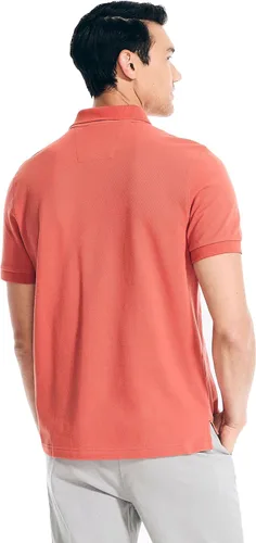 Miniatura 131 de Nautica playera polo clásica de mangas cortas, color sólido, para hombre