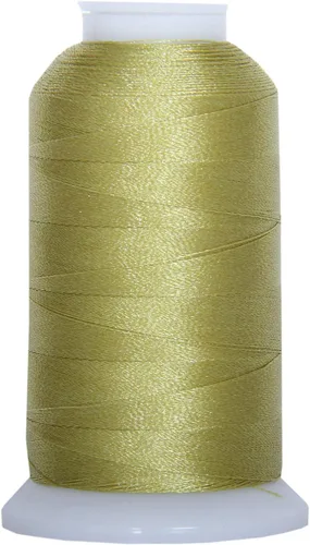 Miniatura 14 de Carretes de hilo de poliéster, 1000 m – 160 colores – Peso del hilo: 40 40wt trilobal polyester embroidery thread with bright sheen. Works with