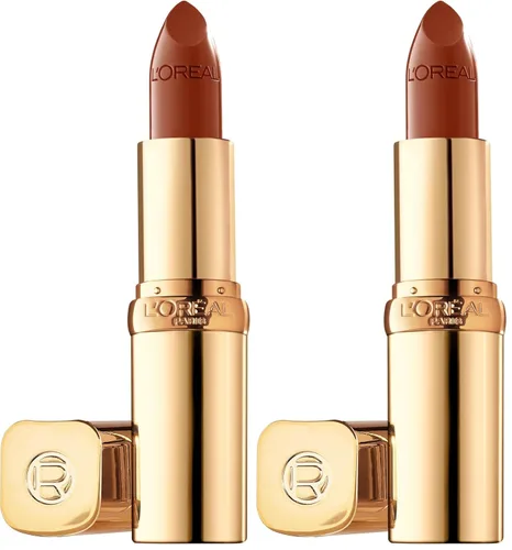 Miniatura 39 de L'Oreal Paris Colour Riche Original - Lápiz labial cremoso e hidratante satinado con aceite de argán y vitamina E, volcánico, 1 unidad