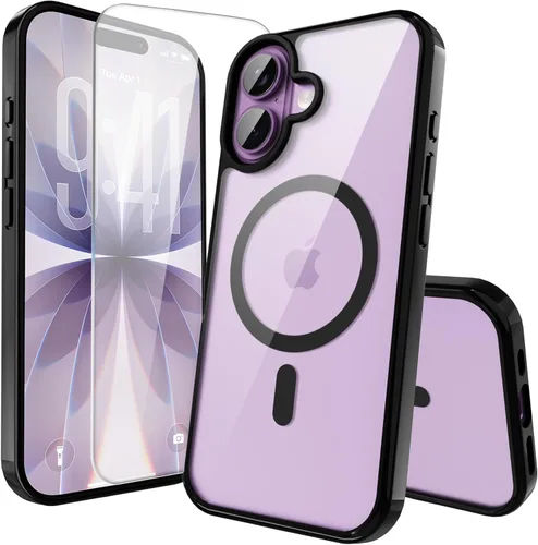 Miniatura 63 de Funda Translúcida Mate para iPhone 11, [Protección contra Caídas de Grado Militar de 10 Pies] Parachoques Protector Delgado Duradero Resistente a