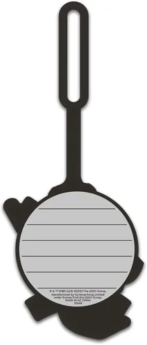 Miniatura 3 de LEGO - Etiqueta de bolsa de Harry Potter, Madam Hooch (53248), accesorio de equipaje de silicona para mochila de maleta o viaje, superficie