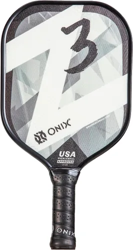 Miniatura 20 de Onix Graphite Z5 - Paleta de pickleball de fibra de carbono con forma de cuerpo ancho, núcleo de panal y cara de grafito ONIX Paleta de pickleball