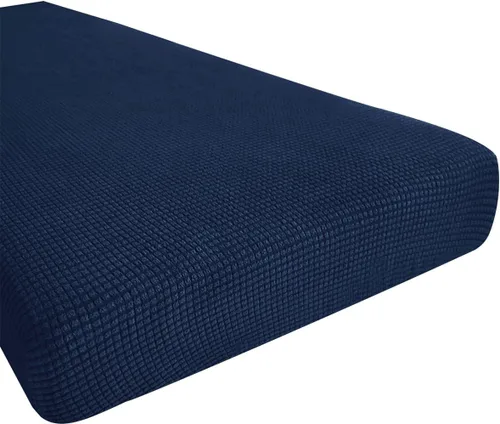 Miniatura 10 de Hokway Fundas de cojín elásticas para sofá Fundas de cojín para sofá Fundas de cojín de asiento de sofá Funda protectora de cojín(Chocolate, Mediano)