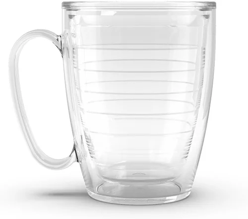 Miniatura 2 de Tervis Clear & Colorful Tabletop Paquete de 4 vasos de colección, aislamiento térmico, doble pared, mantiene las bebidas frías y calientes, hecho