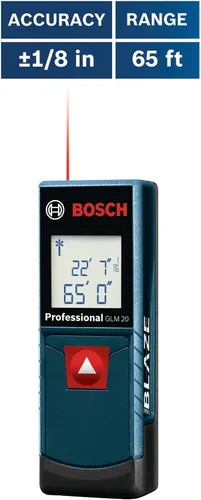 Miniatura 13 de Bosch GLM 20 compacto Medida de láser con visualización retroiluminada, 65
