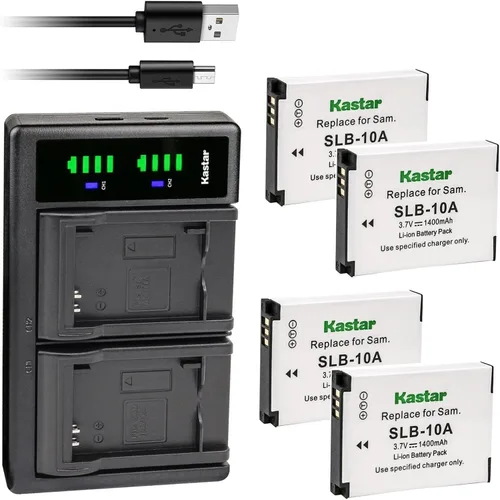 Miniatura 7 de Kastar Cargador de batería USB LTD2 para WASPcam 9905 Wi-Fi, WASPcam 9906 CAMO, WASPcam 9907 4K Cámara, SooCoo S60 S60B Cámara de acción deportiva