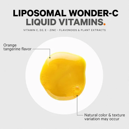 Miniatura 8 de Codeage Vitamina C líquida de 1000 mg, vitaminas D3, E y zinc, rosa HIPS, quercetina, equinácea, suplemento de vitamina C liposomal vegano, sin OMG