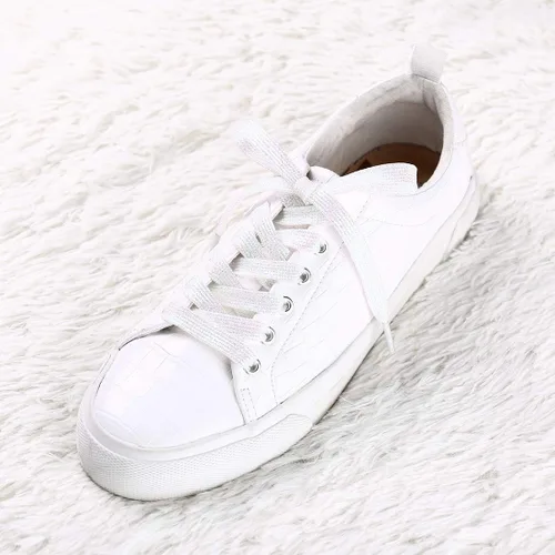 Miniatura 2 de Allegra K Zapatillas planas brillantes y brillantes con purpurina y cordones para zapatos, Metálico