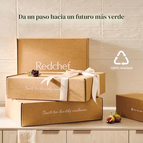 Miniatura 5 de Sartenes antiadherentes de cerámica Redchef, sartén antiadherente para huevos, sartenes de 8 pulgadas antiadherentes aptas para cocina con mango