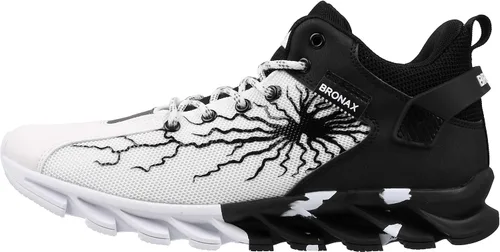 Miniatura 2 de BRONAX Mid Top Tennis Shoes for Men Outdoor Athletics Sneakers